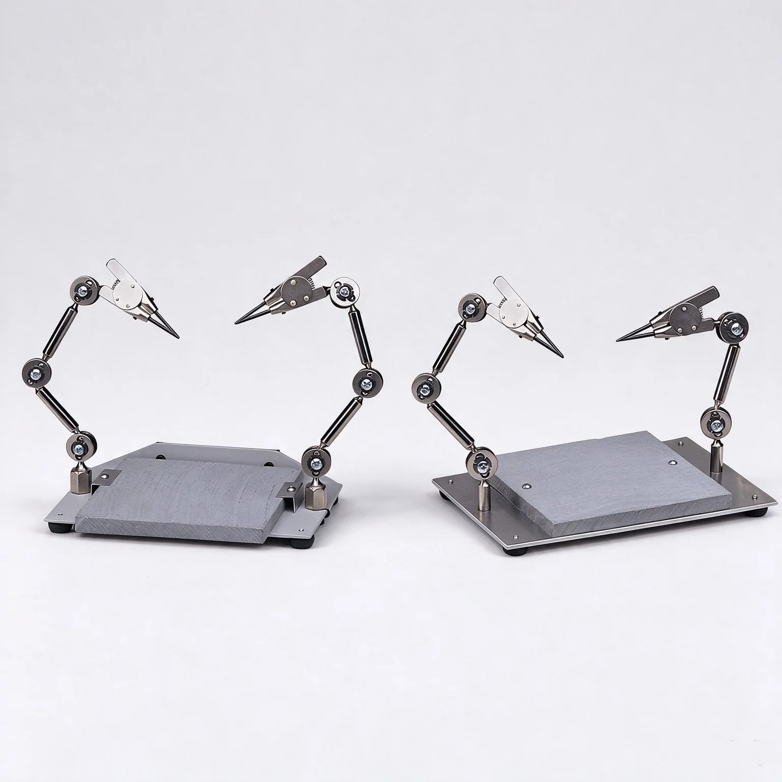 GRS Third-Hand Soldering Station, Double Flexible Arm Tool Holder & Heat-Resistant 6x6