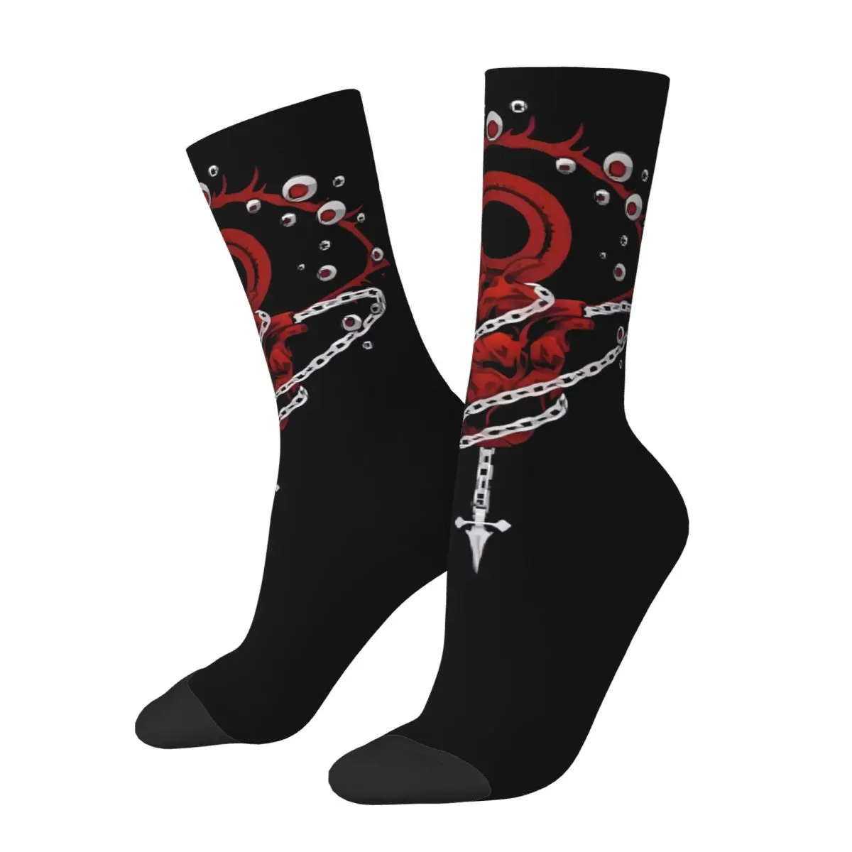 3D printing cosy Unisex Socks,Hiking Japanese Anime Hunter X Hunter Interesting Four Seasons Sock