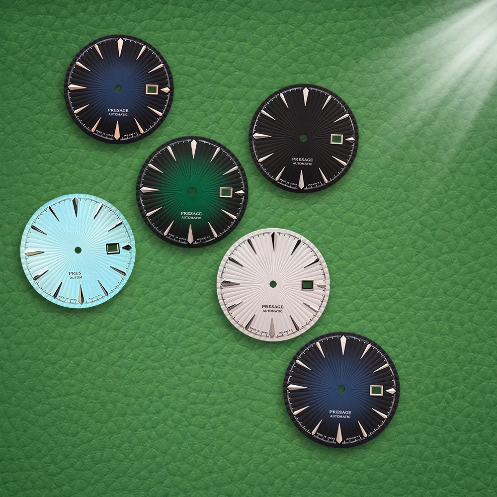 

Циферблат для часов 35 мм с логотипом S, градиентный, белый, подходит для механизмов NH35/NH36, аксессуары для модификации часов. ﻿