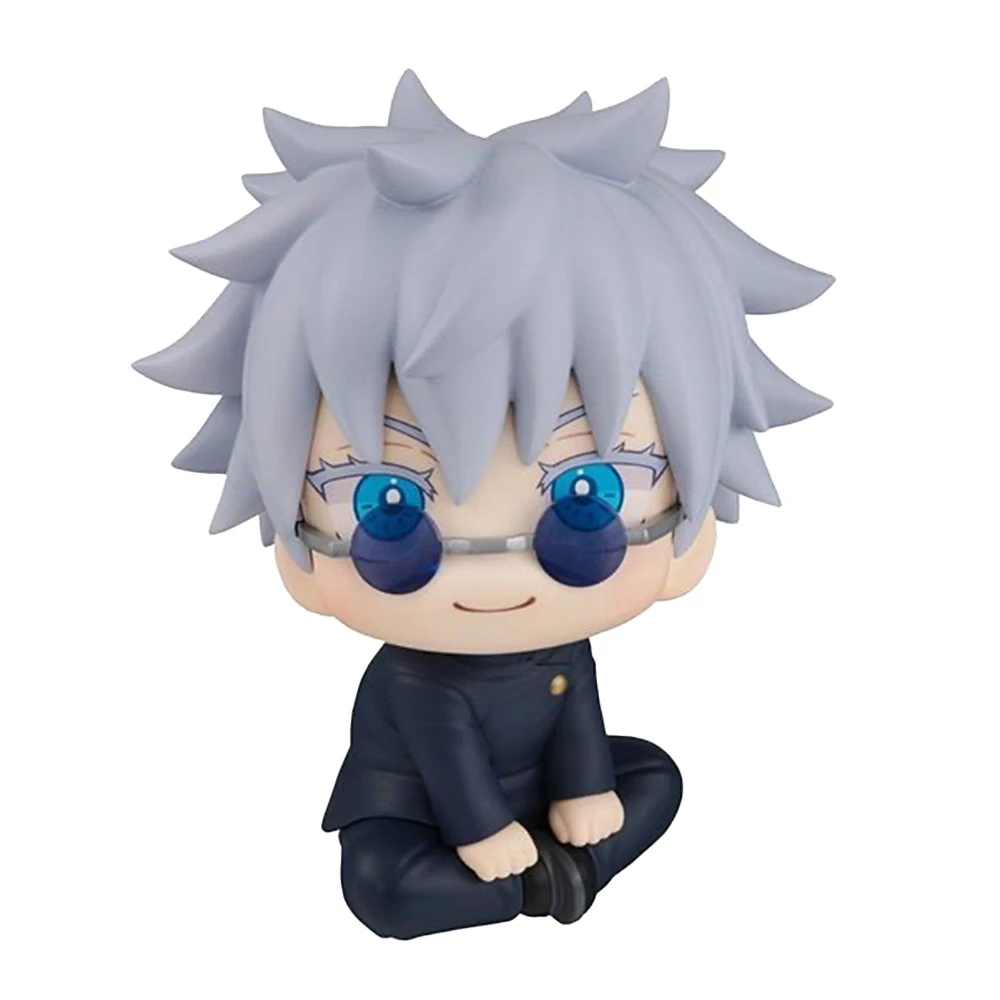 10cm JJK series Anime Figure mini cute Gojo doll Gojo satoru Look up Action Figure Anime Plush PVC Collector Toy Model Gifts