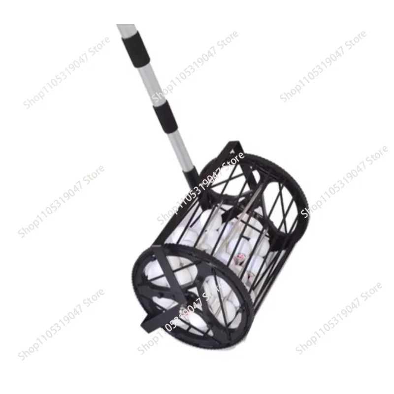125 Balls Capacity Table Tennis Balls Retriever Collector Pingpong Ball Picker Table Tennis Hopper Roller Table Tennis Accessory