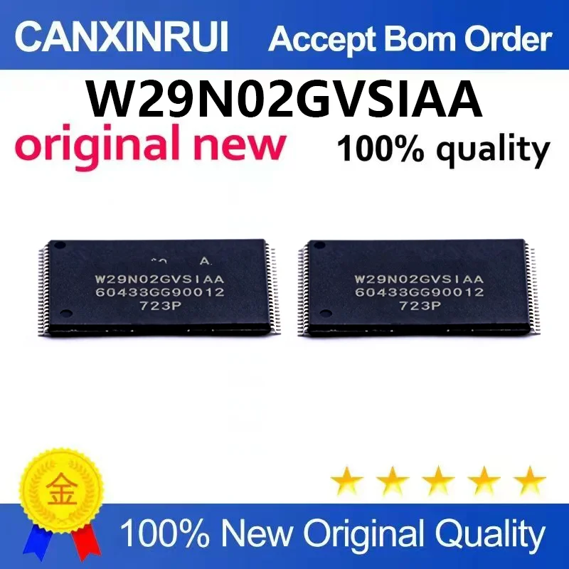 （5pcs-10pcs）Brand new original W29N02GVSIAA packaged TSOP-48 NAND FLASH flash chip