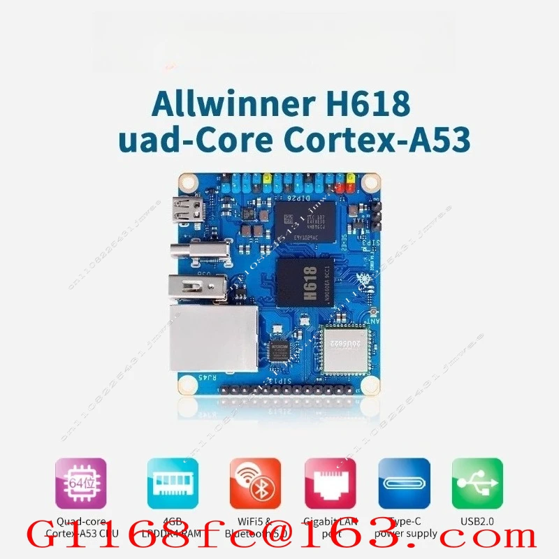 Development Board, Expansion Board Suitable for LPDDR4, H618 Chip Wifi Bluetooth