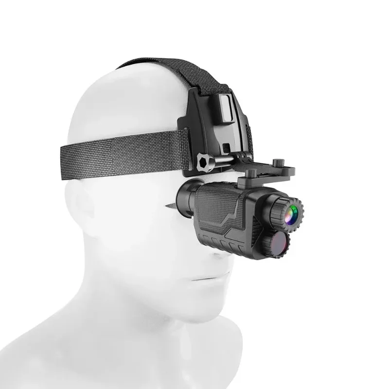 Head Mounted Night Vision Monocular 8X Digital Zoom 4K Infrared Night Vision Telescope To Photo and Video for Camping NV8260