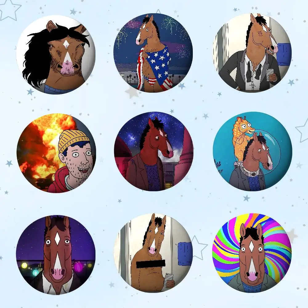 

Funny B-bojack Horseman-S Badges Button PinsBrooch Creative Funny Quotes Badge Clothes Backpack Jewelry Gift For Kids Friends