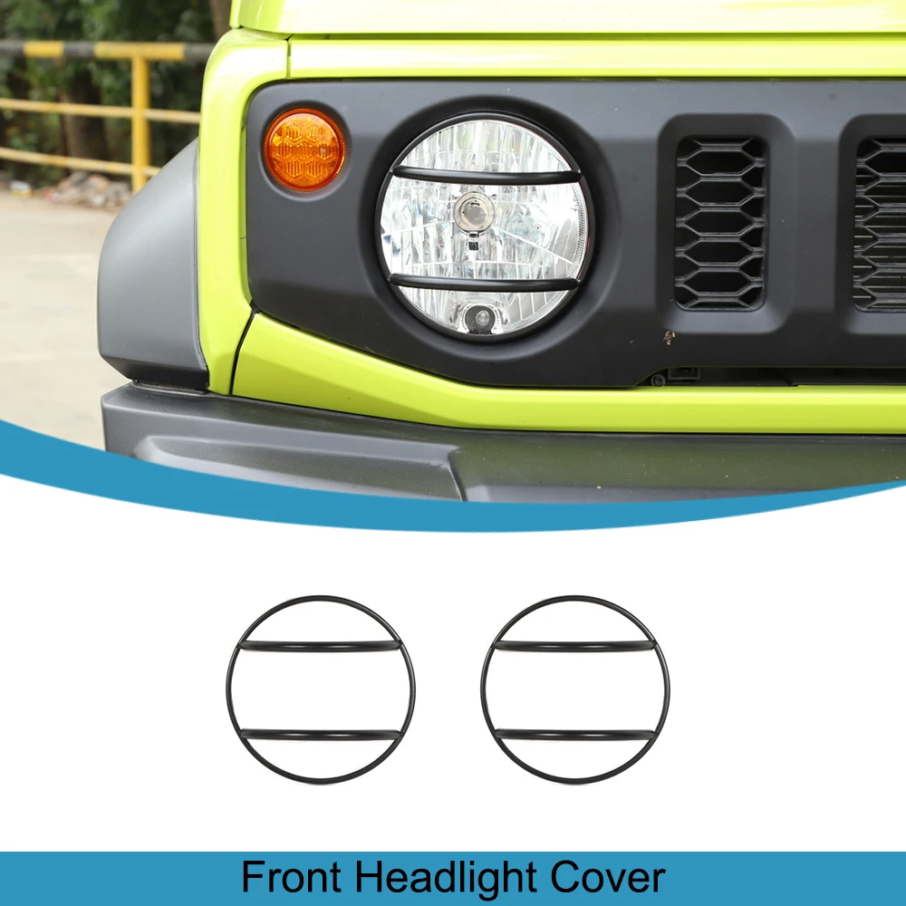 

Car Front Headlight Decoration Cover Trim for Suzuki Jimny JB64 JB74 2019 2020 2021 2022 2023 Lamp Hoods Exterior Accessories