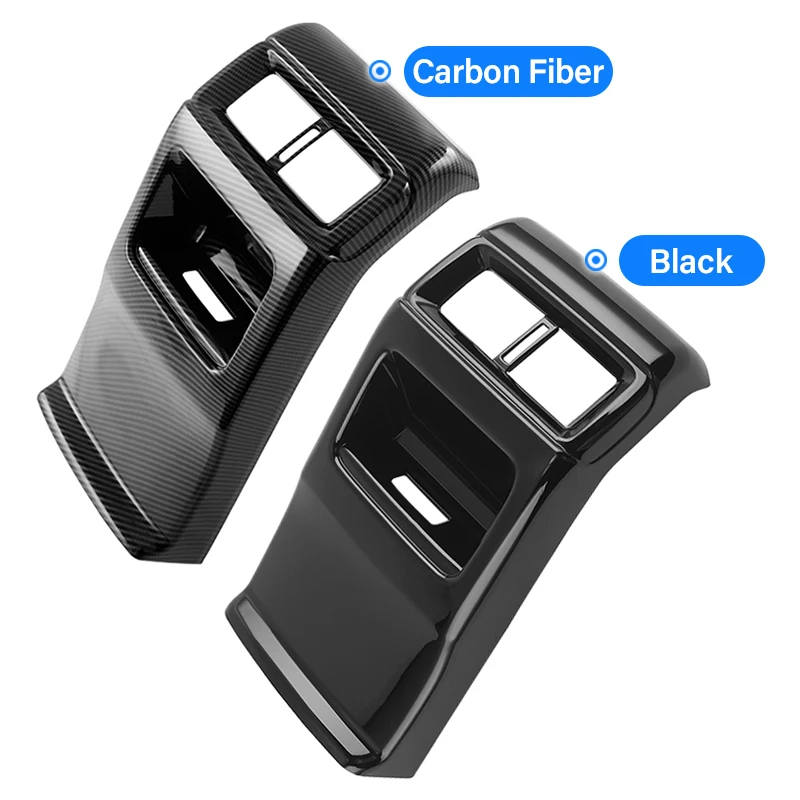 ABS Car Interior Rear Armrest Air Outlet Trim Panel Pad Anti Kick Cover Sticker For Honda CR-V CRV 6th Gen 2023 2024 2025 Hybrid view 3