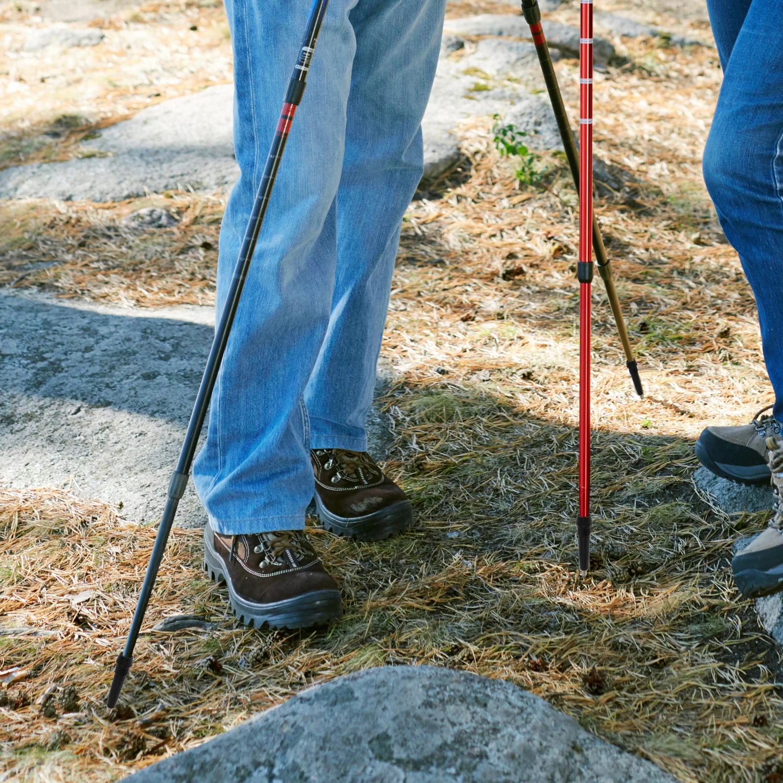 

8pcs Non-Slip Walking Pole Tips Replacement For Hiking Trekking Cane Crutch Pads Walking Stick Foot Protectors Cane Tips