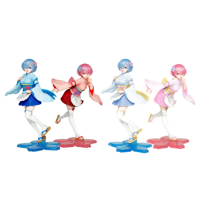 

В наличии Оригинальный TAiTO PCS Re: ZERO Starting Life In Another World Ram Rem Горничная в японском стиле Ver Обмеженная цветная модель игрушек