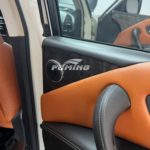 PATROL de pièces intérieures de voiture de luxe de 23 styles avec panneau de boîte de vitesses de commande centrale modifié conception de panneau décoratif en bois de pêche