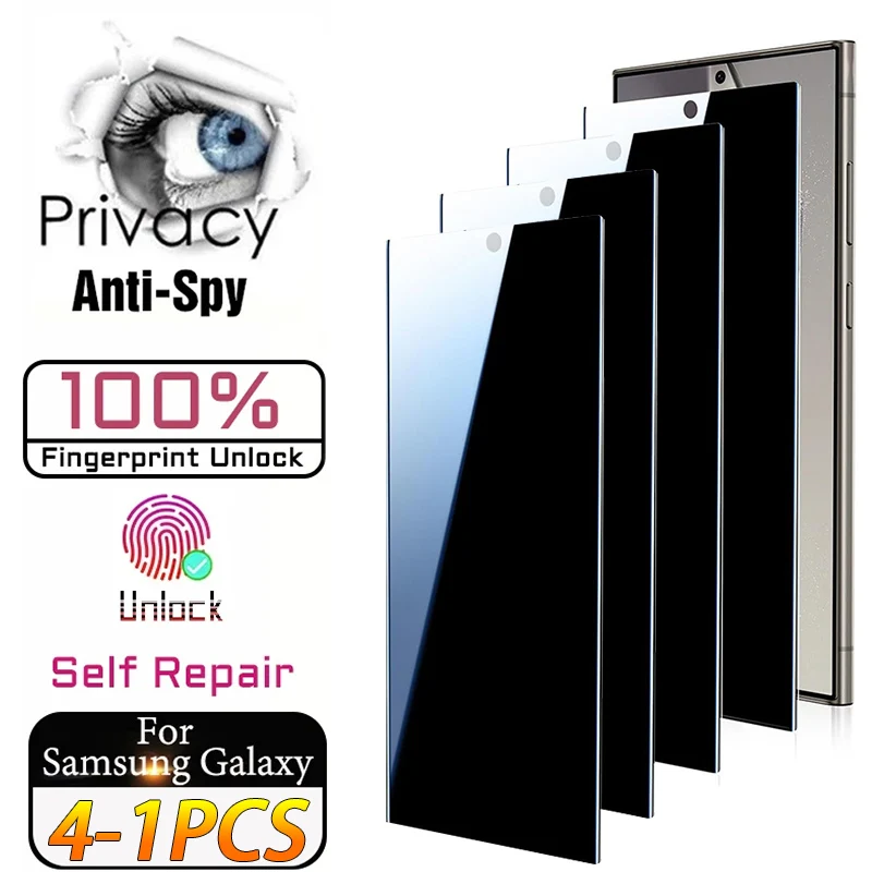 

Self Repair Film For Samsung Galaxy S25 S24 Ultra S23 S22 S20 Plus Privacy Screen Protector Unlock S21 5G Note 20 S10 Not Glass