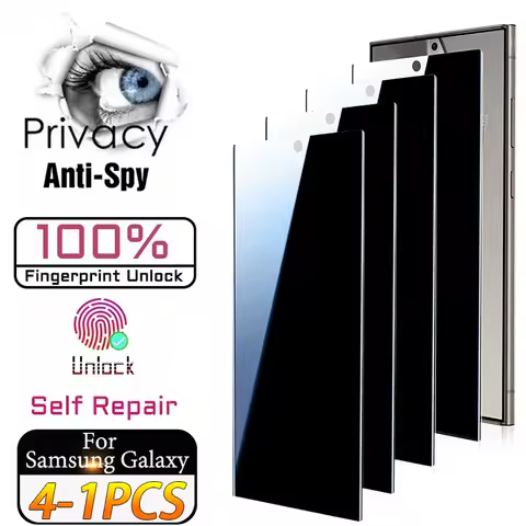 Self Repair Film For Samsung Galaxy S25 S24 Ultra S23 S22 S20 Plus Privacy Screen Protector Unlock S21 5G Note 20 S10 Not Glass