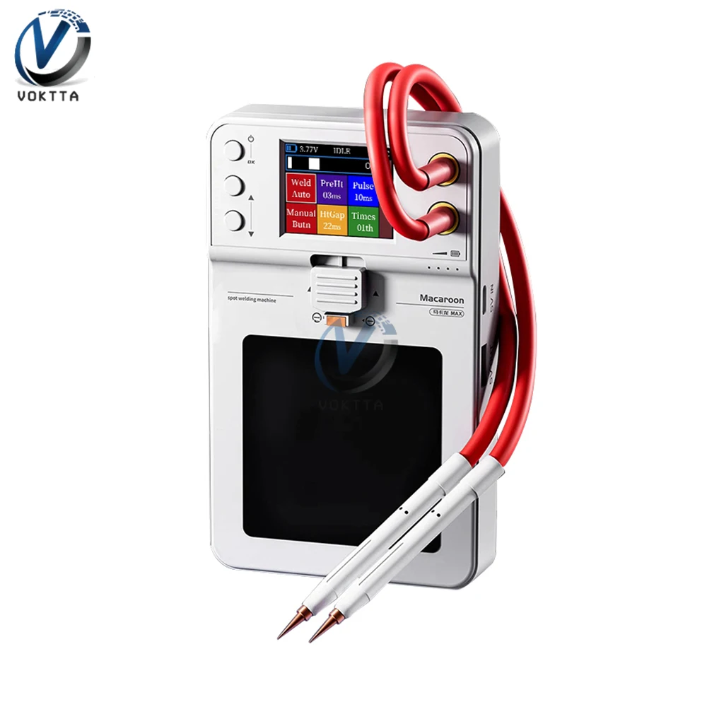 Max Dual Pulse Spot Welding Machine 6Speed Adjustable Automatic/Manual Integrated Spot Welder Type-C Battery Welding Repair Tool