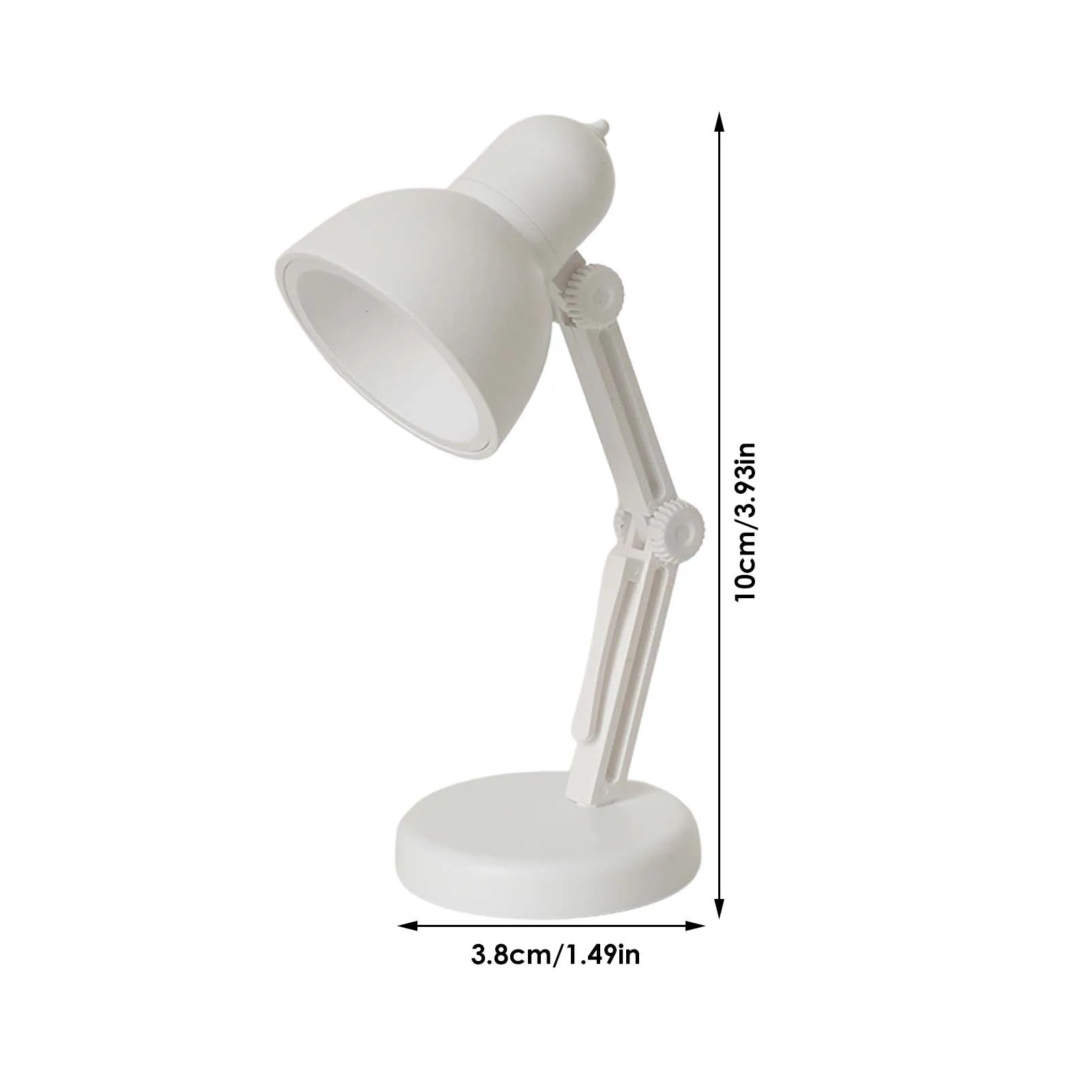 Retro LED Desk Lamp Clip-on Table Light Mini Adjustable Eye-caring Desk Lamp Flexible Folding LED Reading Light for Home Office