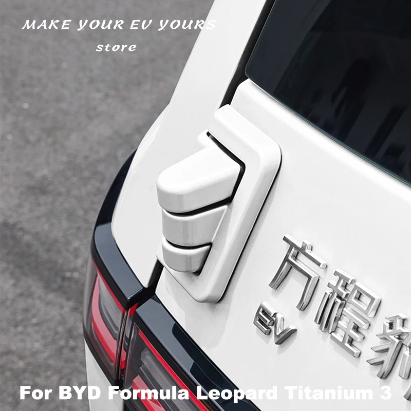 

For BYD Formula Leopard Titanium 3 2025 Car Tailgate Rear Door Spare Tire Holder Hinge Decoration Cover Trim