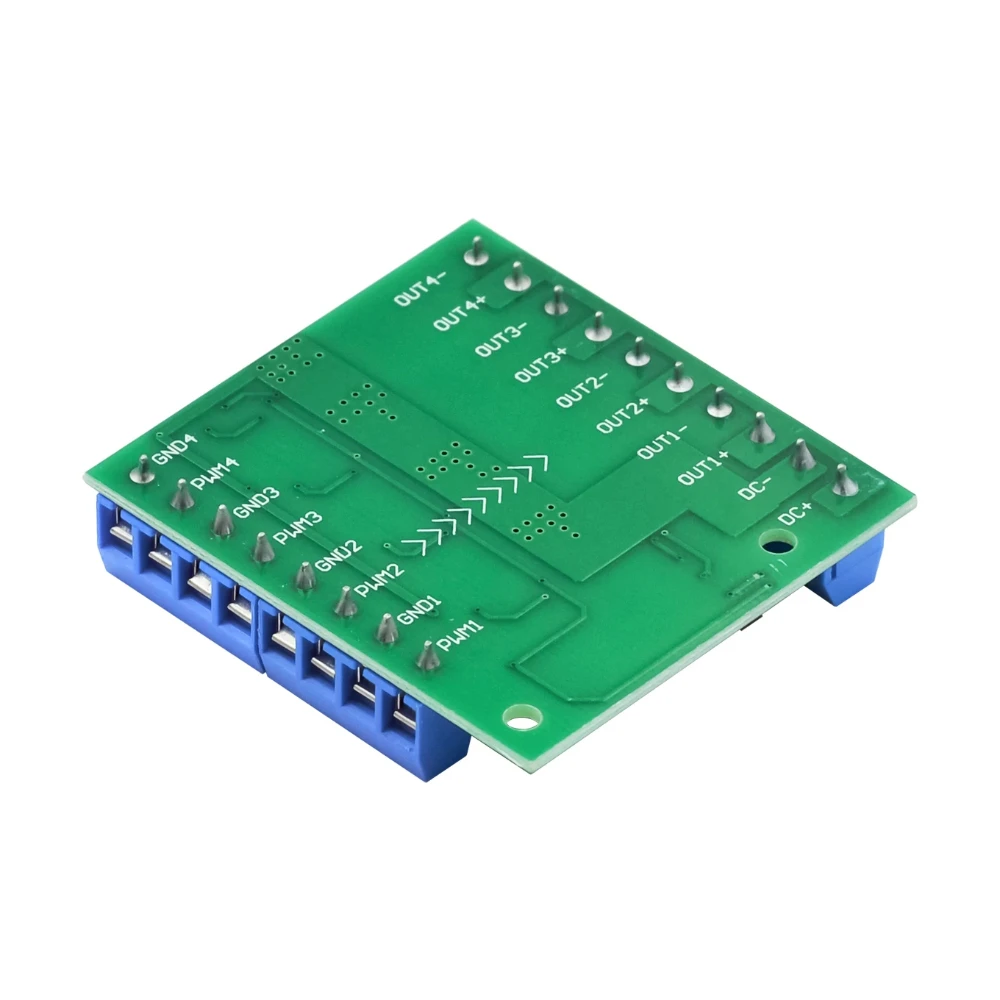 Four-way switch tube module, PLC amplifier circuit board / high power, optocoupler isolation 3.3/5/12/24 v