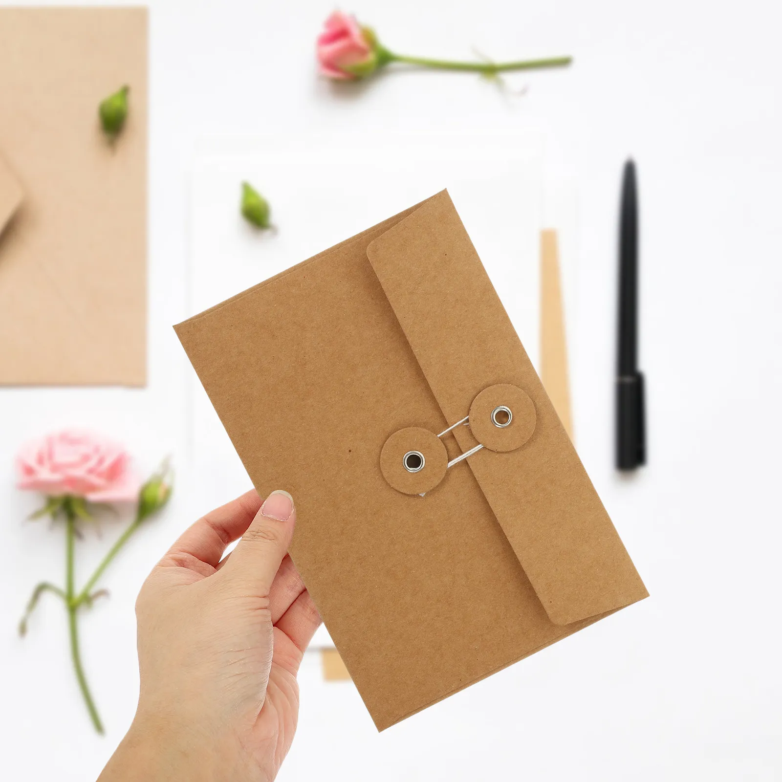 

1Set Lightweight Portable Translucent Paper Envelopes for Wedding Invitations Greeting Cards Party Festival Office