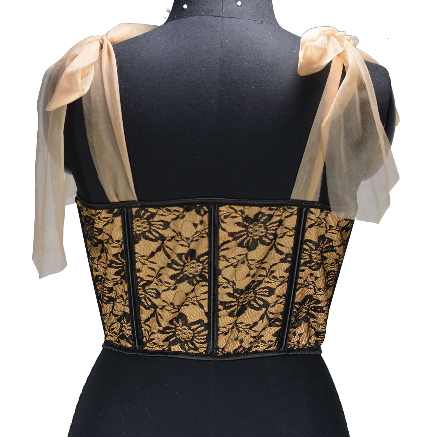 Женская винтажная майка на шнуровке, полая майка с бантом, тренд облегающей уличной одежды для вечеринок