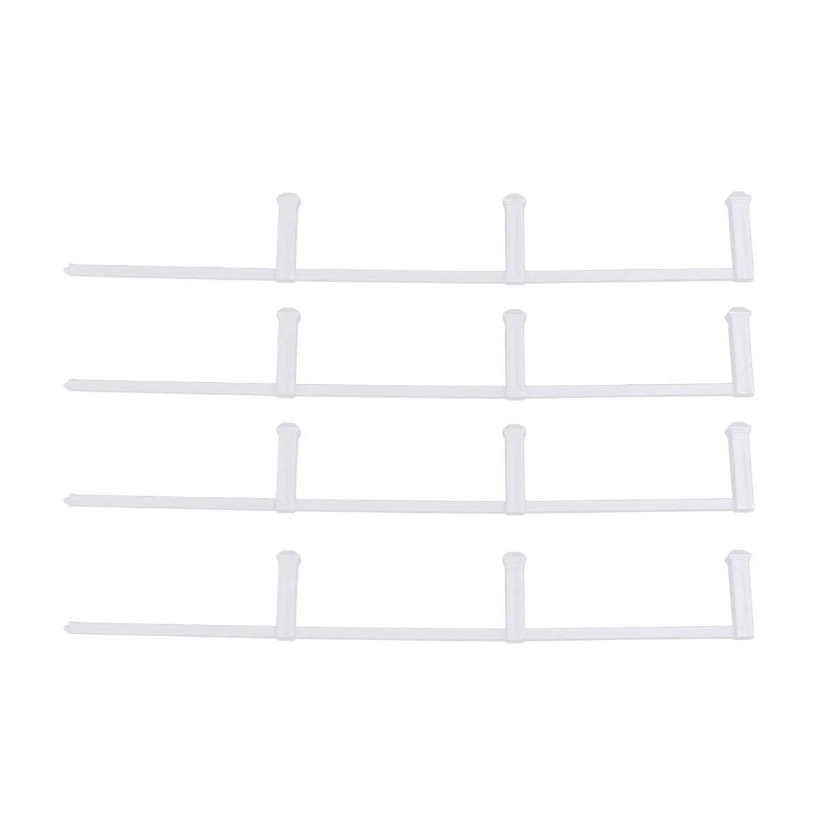 

Mini Fence Decorations Plant Terrarium for Sand Table White DIY Courtyard Fences