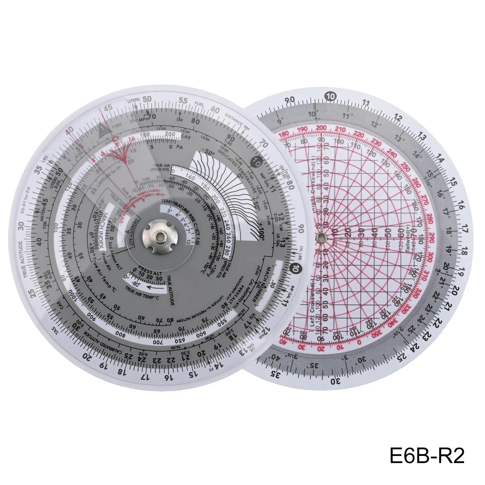 E6B-R Computer Aviation Plotter Slide Rule For Aviation Training Hovering Computer Aviation Plotter Tool