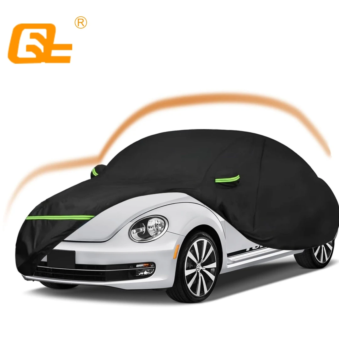 

Автомобильные чехлы на заказ подходят для Volkswagen New Beetle Bug Sedan 1998-2023, 2-дверные, всепогодная защита, непромокаемая, пылезащитная и УФ-защита