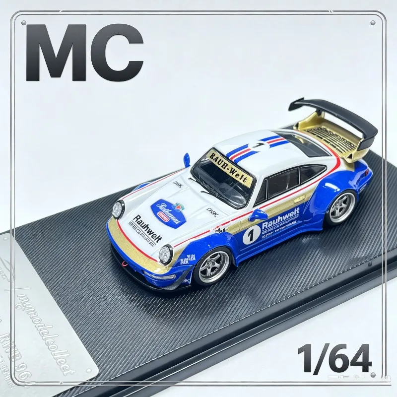 MC 1/64 Legierung RWB 964 High-Wing Replika-Automodell, Sammlerstück, Dekorationsartikel, Geschenk für Jungen