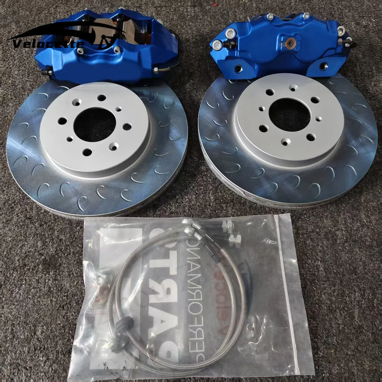 High Quality 4 Pot Brake Kit Spoon Calipers With 282mm Disc For Honda Civic Fit JAZZ GE Gk EG EK FD2 EG6 AP1 EK4 DC2 GK5 Crv Hrv