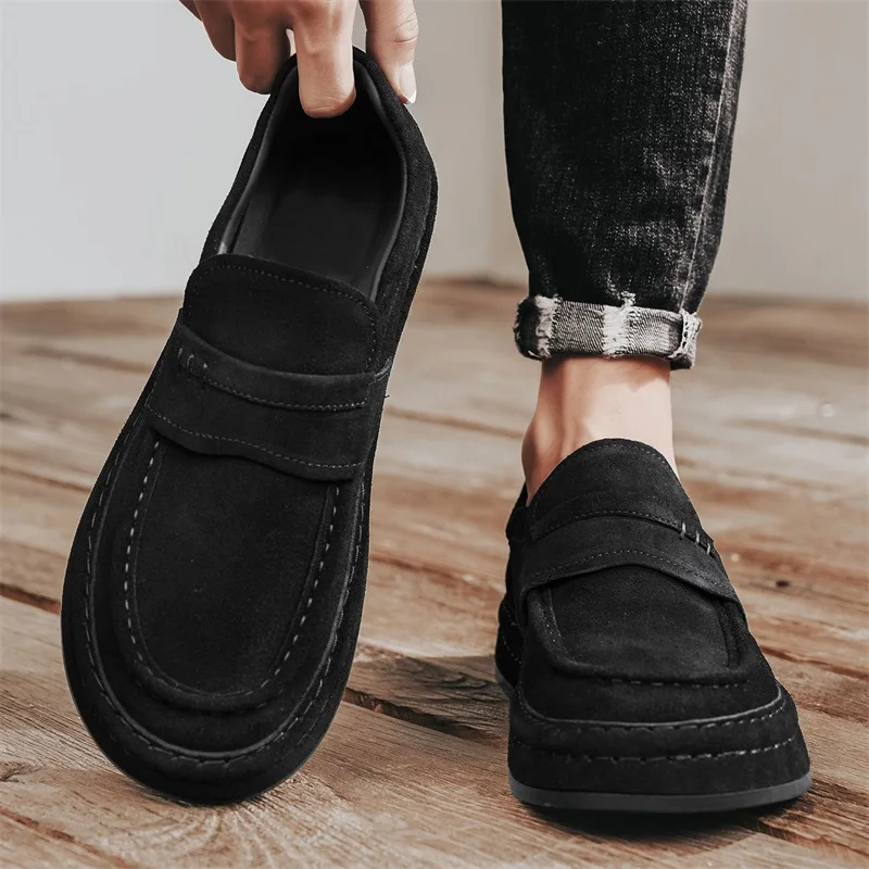 Men's casual shoes, fashionable business loafers, men's formal shoes, designer soft leather shoes, lightweight driving shoes