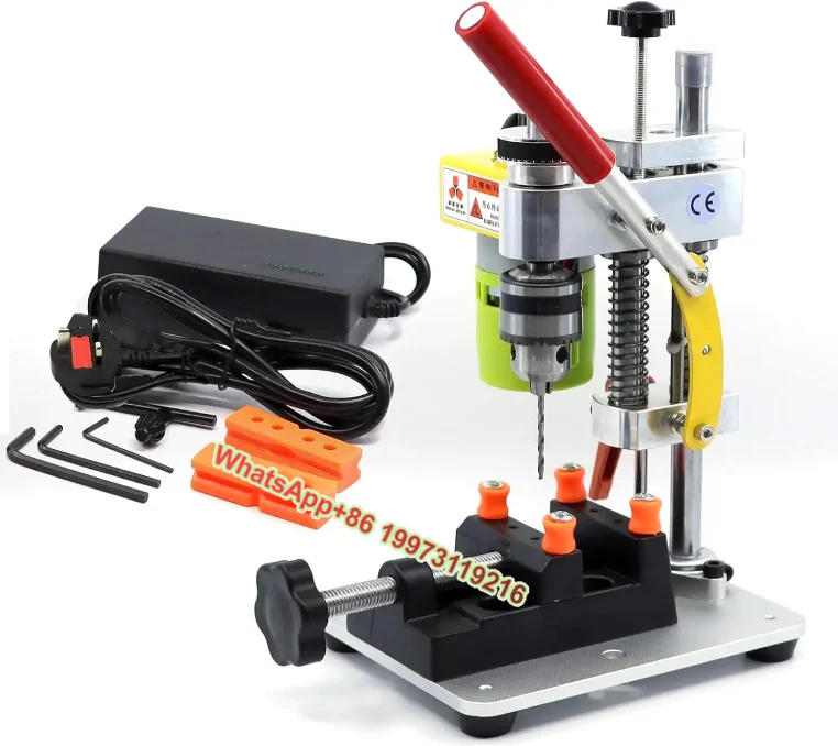 

Mini Precision Benchtop Drill Press Chuck Metal Electric Portable Table Drilling Machine