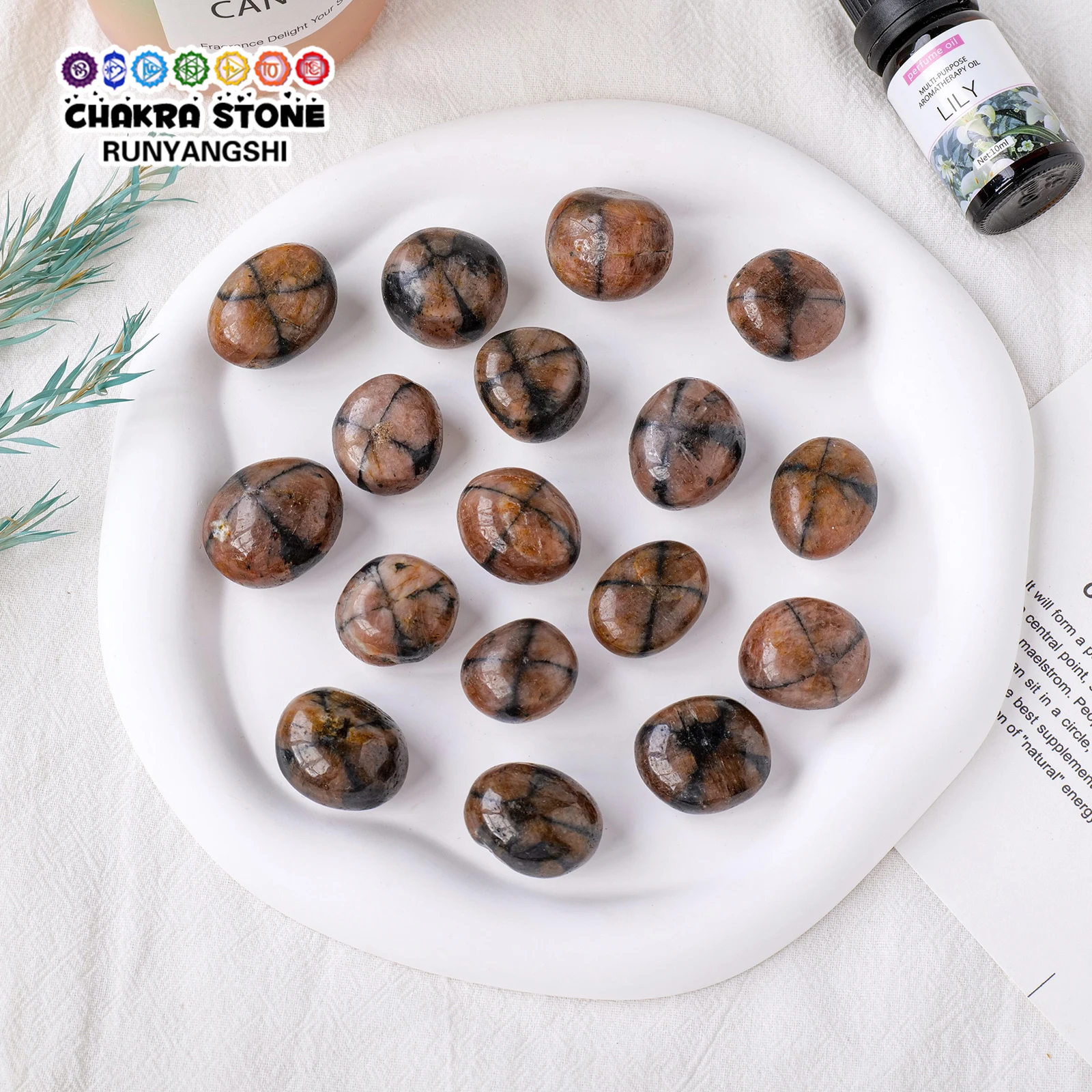 Натуральный кристалл, стауролит, вращающийся камень, полированный крест, драгоценный камень, образец, рейки, фотоэлемент