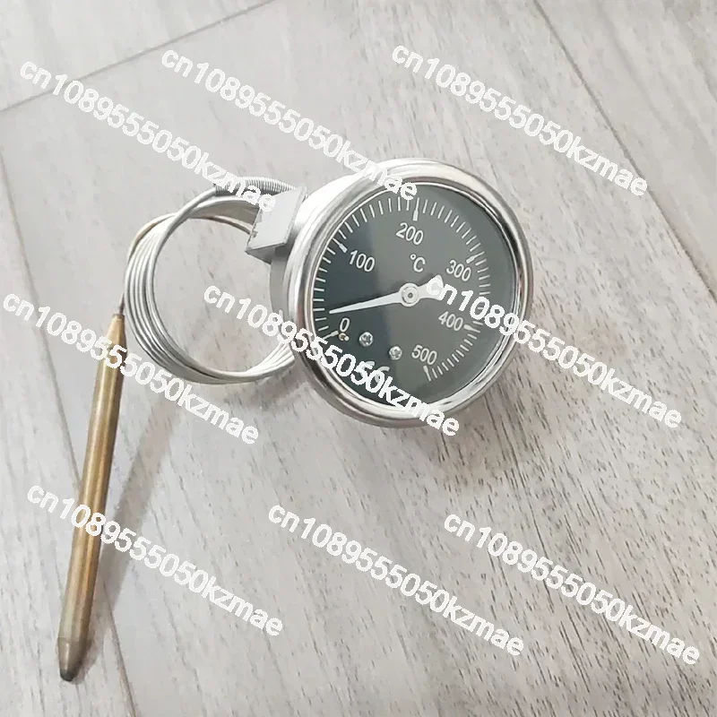 EP4 304 Stainless Steel Pizza Oven Thermometer Pointer Temperature Display 500 Degrees Metal Plate Thermometer