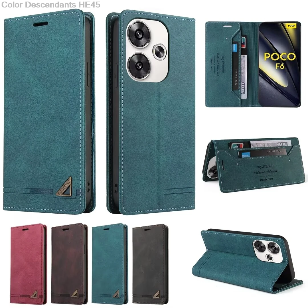 Wallet Anti-theft Brush Magnetic Flip Leather Case For Google Pixel 8a 8 Pro 7a 7 Pro 6 Pro 5a 5G With Card Slot Cover Shell