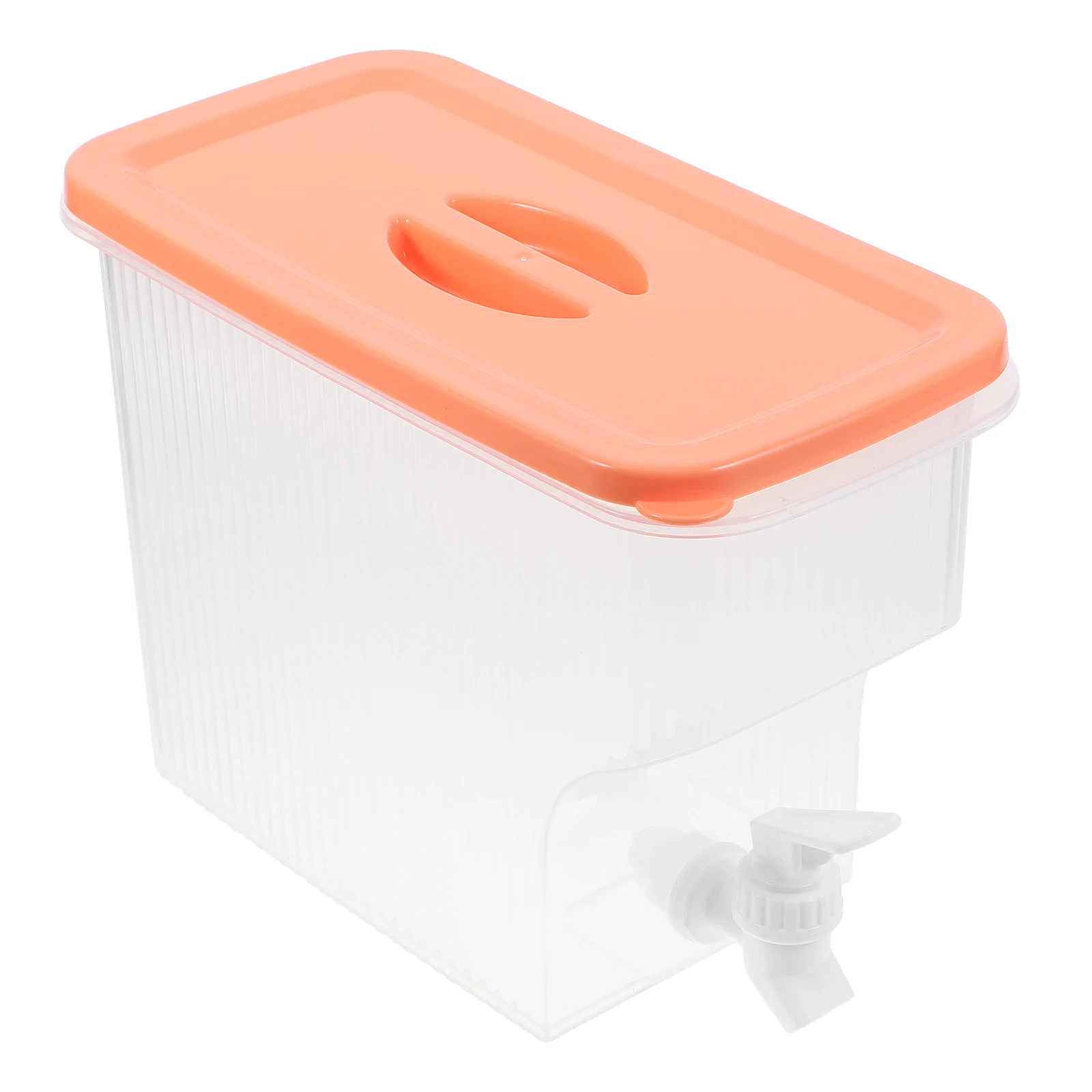 

Cold Water Pitcher Lemonade Iced Beverage Dispenser Plastic Tea Party Drink Fridge Container Spigot Large Capacity