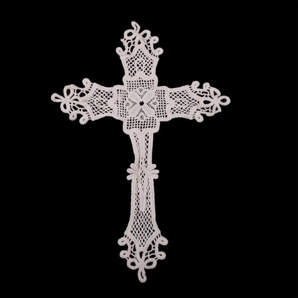 

Embroidery Lace Applique Patch Cotton Flower Fashion Sew on Accessories for Clothing Chiffon Dress Jeans Jacket