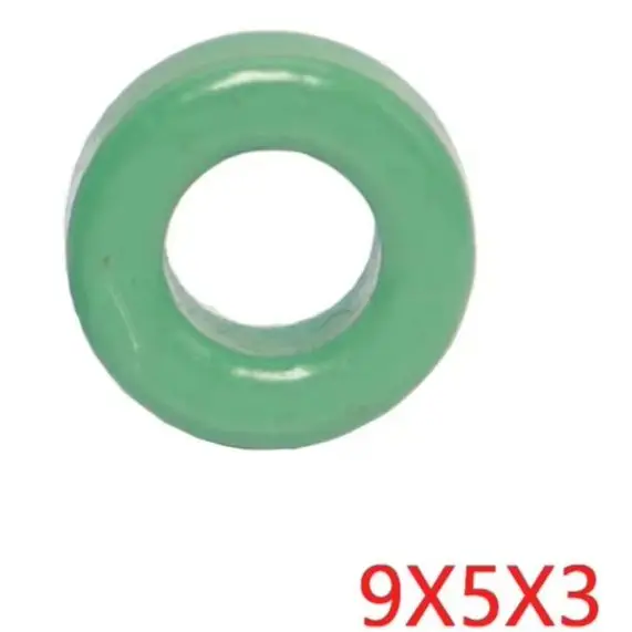【100-20PCS】9X5X3mm Manganese-zinc ferrite filter green magnetic ring