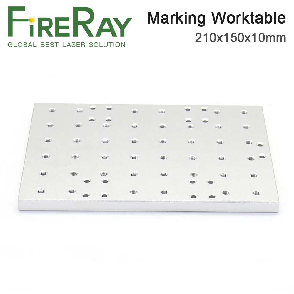 Fireray Metal Worktable 300x220x10mm 210x150x10mm Thread M5 Lift Table for DIY 1064nm Fiber Laser Marking Machine Parts