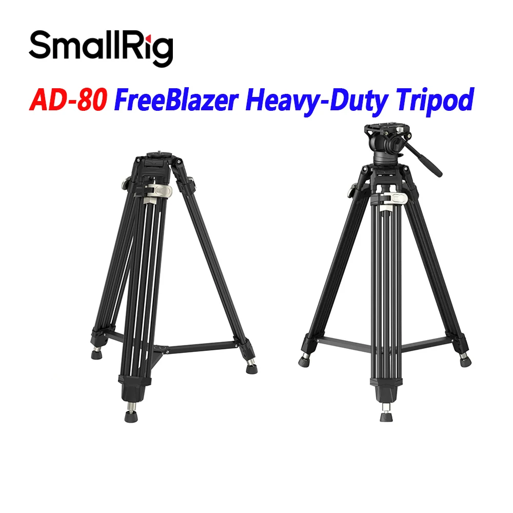Brand For SmallRig 4163 AD-80 FreeBlazer Heavy-Duty Aluminum Alloy Tripod FreeSpeed One Click Up And Down Camera Tripod