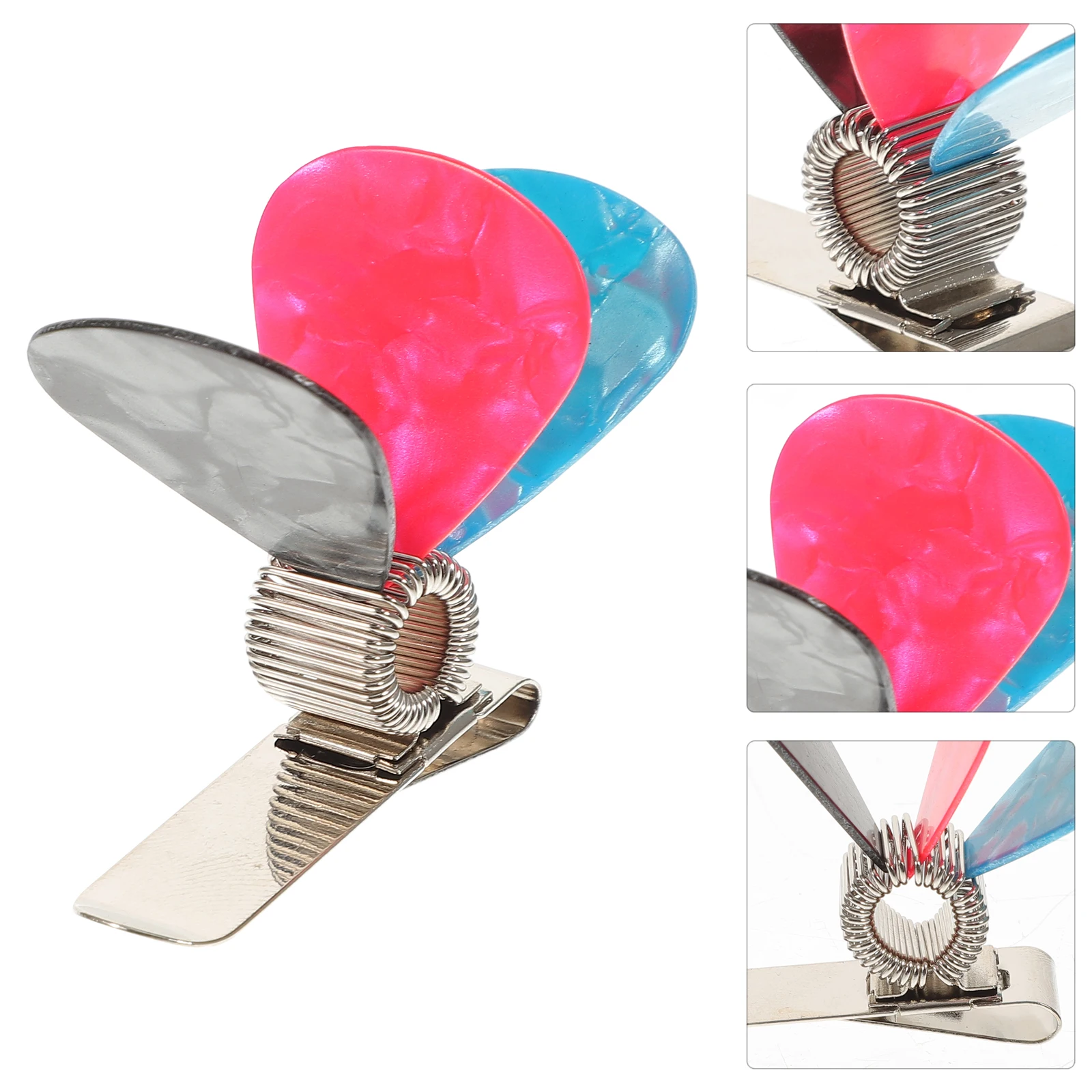 

Pick Shrapnel Guitar Organizer Picks for Acoustic Unique Capo Holder with Accessories Plectrum Lightweight