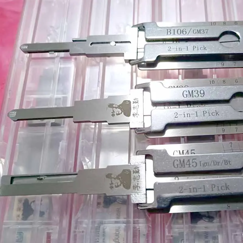 

1PCS GM39 GM37 B106 GM45 LISHI 2IN1 for GL8 Humme/r Lishi Pick Tool Locksmiths Tool Precision Key Reader Key Decoder Car Locks