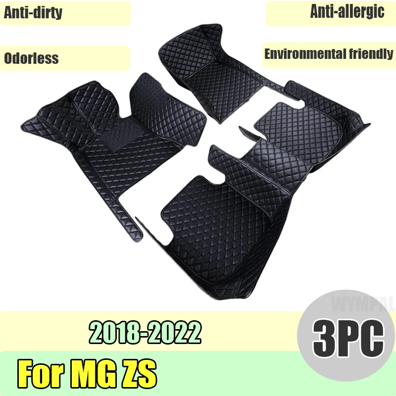 

Non-hybrid Car Mats For MG ZS ZX ZST Astor ZS11 Crossover 2018~2022 Waterproof Floor Mats Push Button handbrake Car Accessories