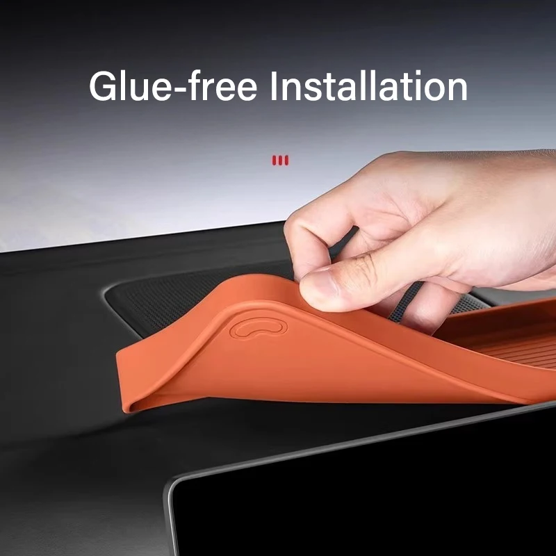 Para Li Auto Lixiang L6 L7 L8 L9 MEGA i8 pantalla trasera caja de almacenamiento de silicona consola central tablero organizador bandeja Accesorios