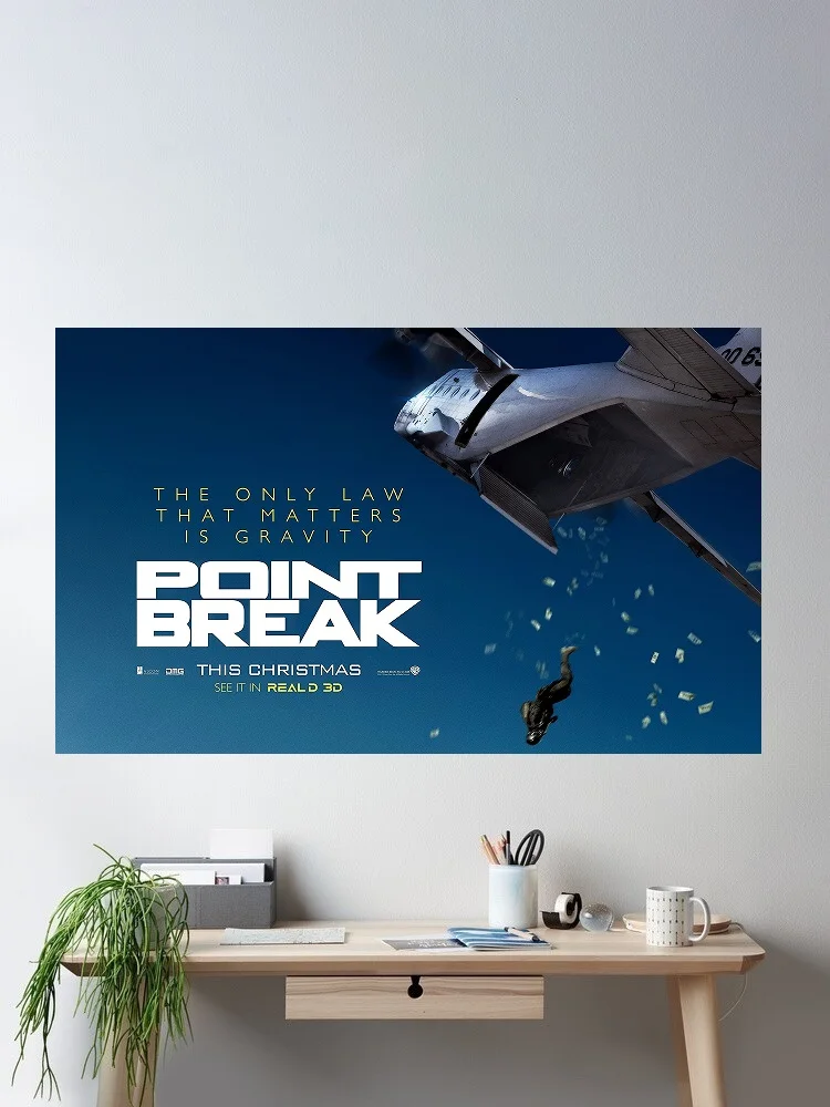 

Point Break Movie, Art Print Silk Poster Home Wall Decor