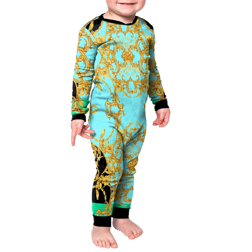 

New 3D Printed for Children's Autumn Jumpsuit Winter Overalls Bodysuit for Newborn Boys 2024 PP Hot Selling Nfant Girl Clothes
