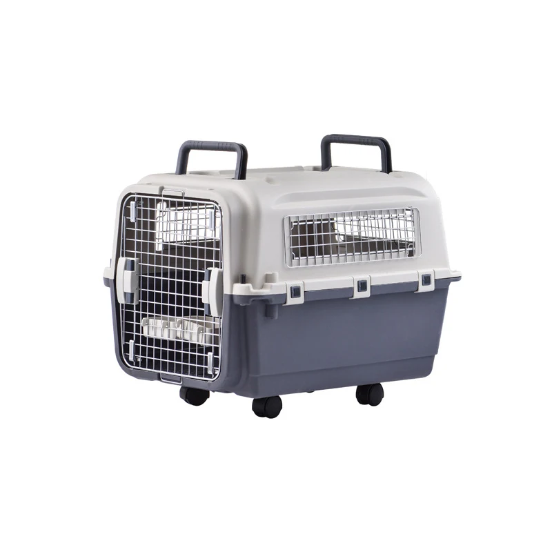 

Pet Travel Carrier Pet Air Box Travel Dog Cat Transport Cage Portable Case Homes