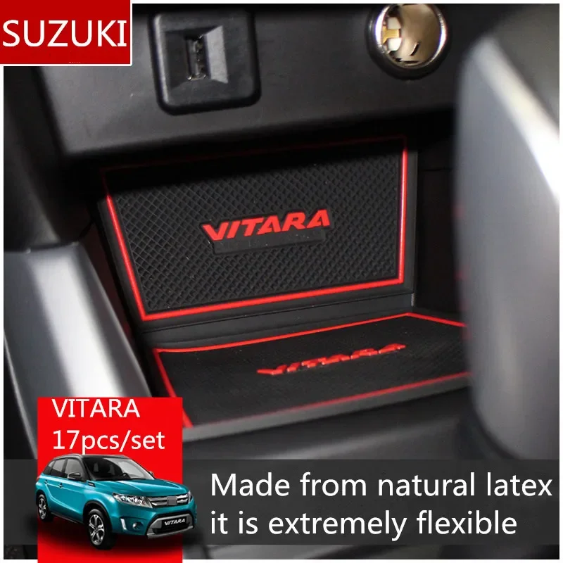 

Коврик резиновый нескользящий для Suzuki vitara, 2016, 2017, слот-коврик для двери