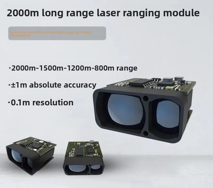 Laser Ranging Module High Precision Outdoor Anti-glare TOF Ranging Sensor TTL Serial Port Secondary Development
