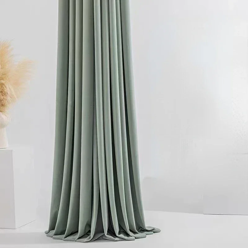 

Nordic Style Australian Blackout Luxury Bay Window Simple Modern Curtains for Living Dining Room Bedroom