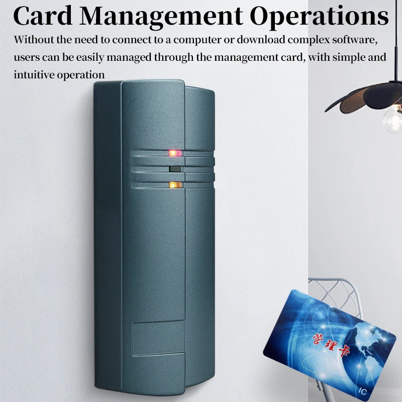 Waterproof Door Access Control System: 10,000 ID/IC Card Capacity, Delay adjustment, External Wiegand Card Reader for Security