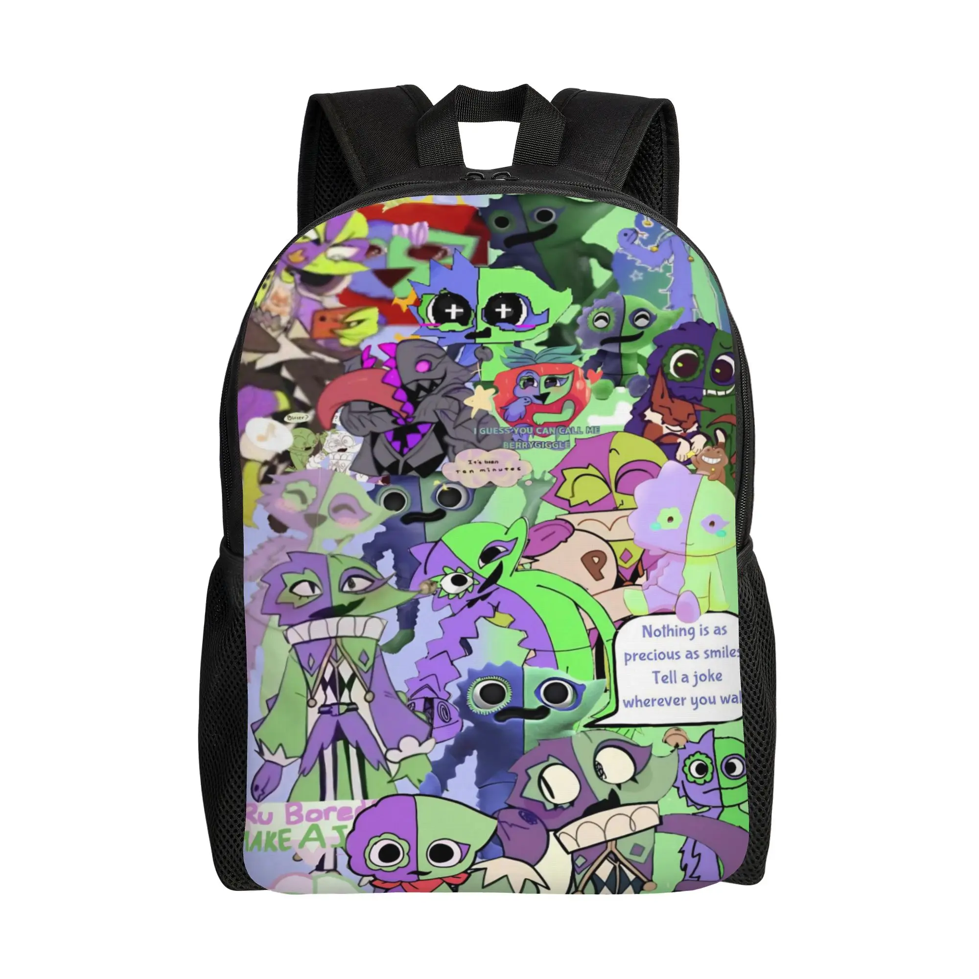 Gartens Banbans Horror Game Backpack for Men Women Cool Student Business Daypack Horror Game College Canvas Bags Outdoor