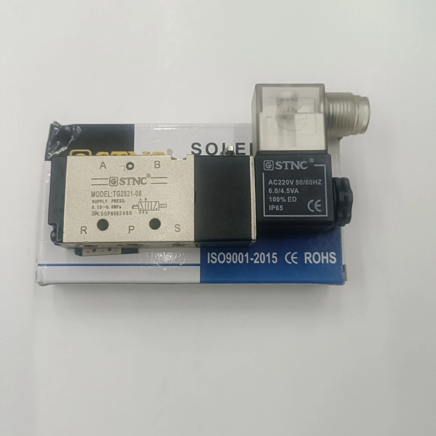 

TG 2521-08 STNC Tiangong Sono, двухпозиционный пятиходовой электромагнитный клапан